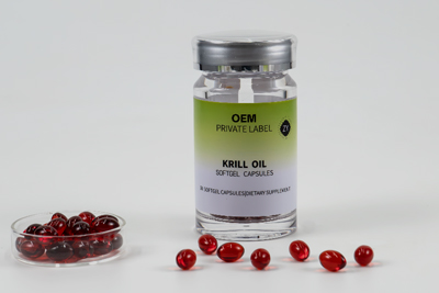 Capsule douce d'huile de krill